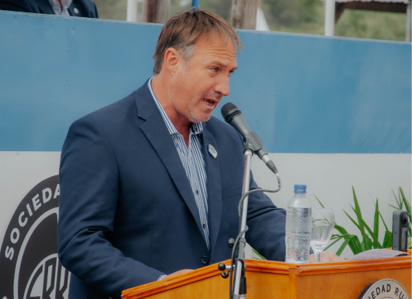 Heraldo Moyetta, presidente de la Sociedad Rural de Río Cuarto